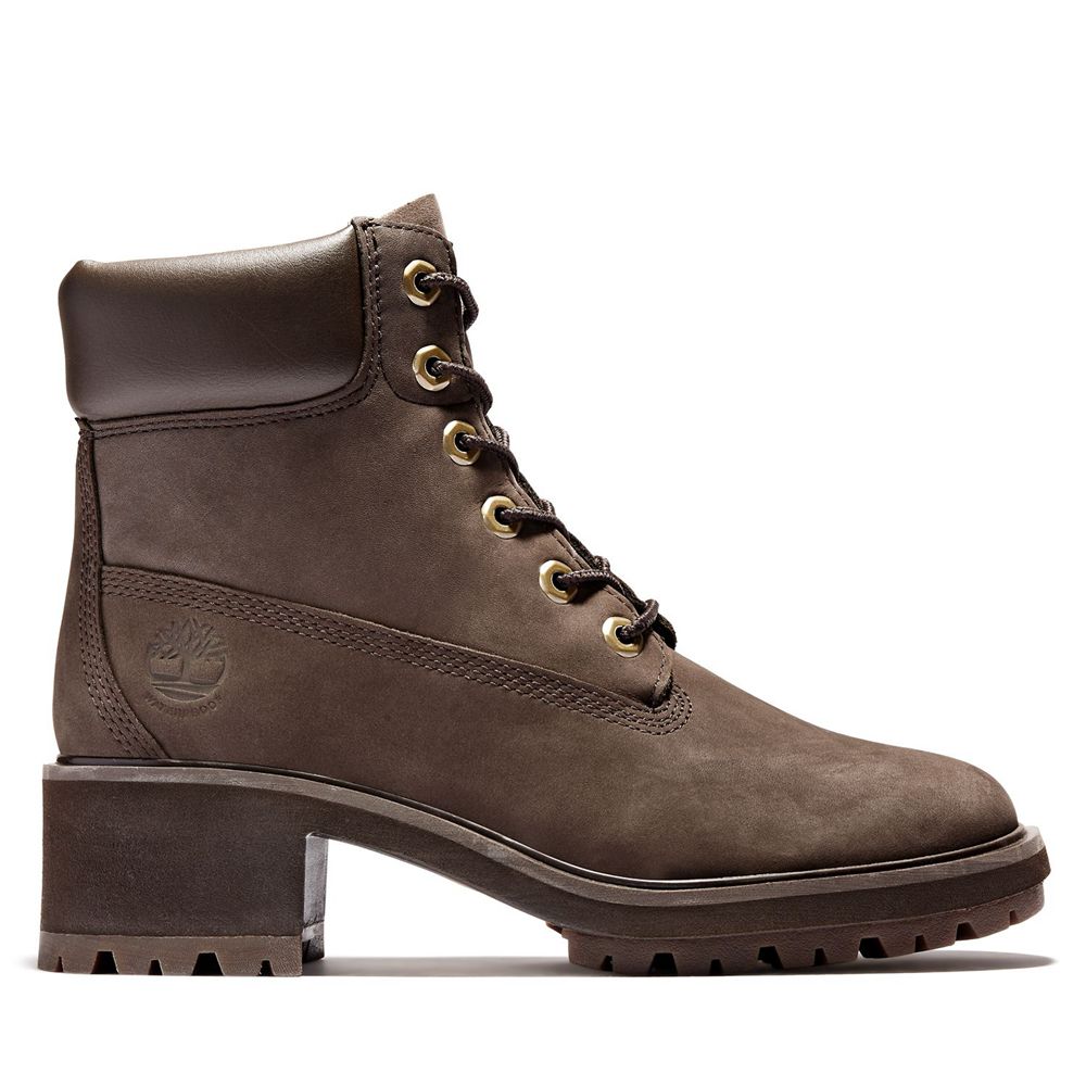 Botas 6-Inch Timberland Argentina Mujer - 6-Inch Kinsley Waterproof - Marrones Oscuro - IOZNVT-948